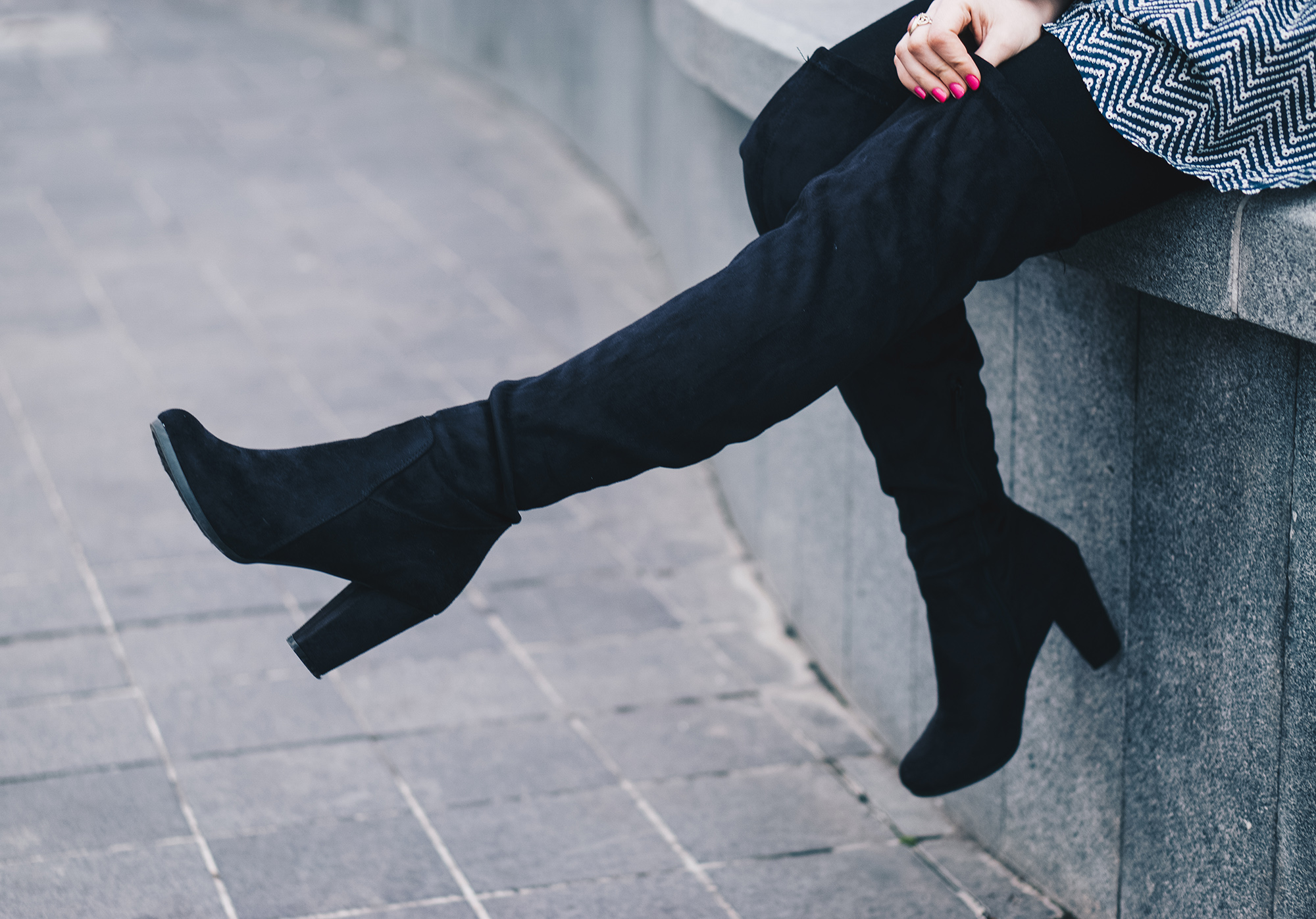 ami club wear over the knee boots