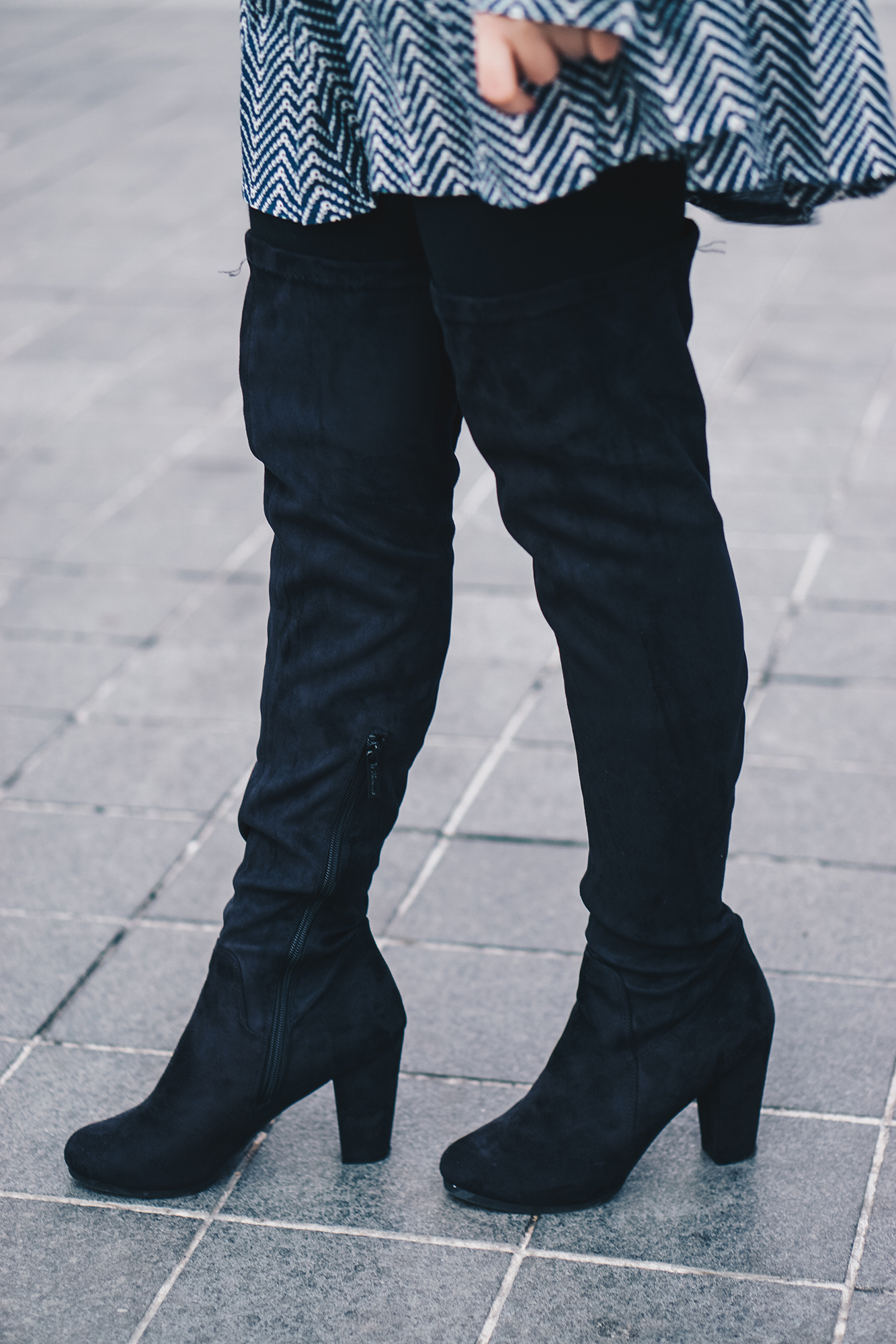 ami club wear over the knee boots