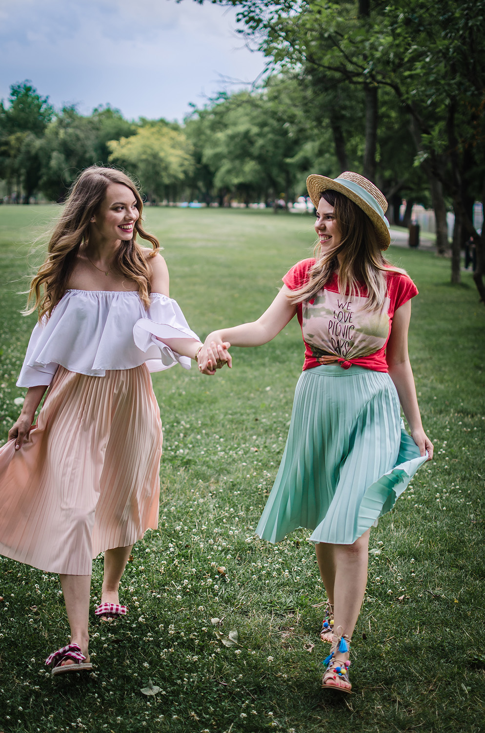 pleated skirts friendship