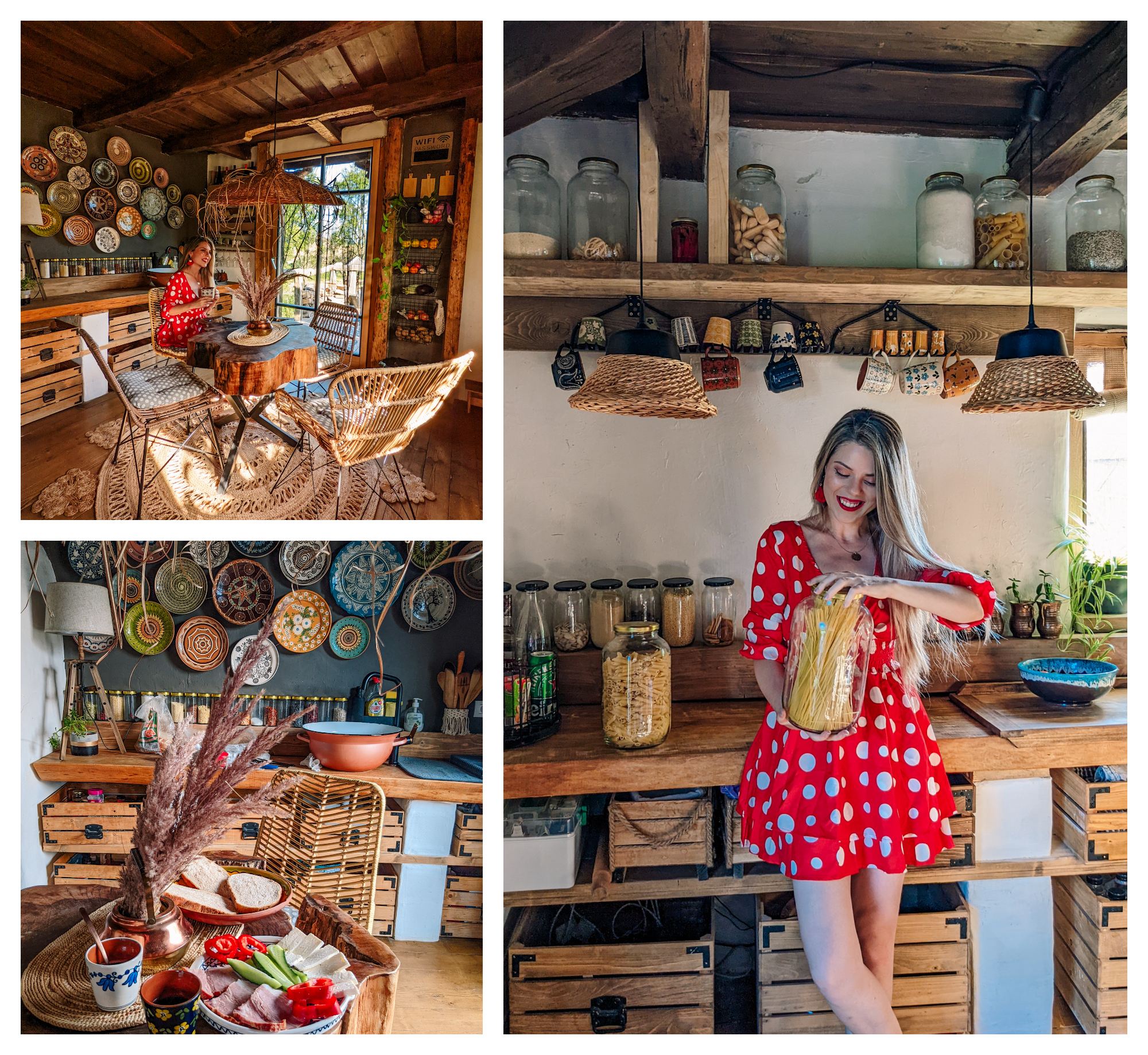 balnaca traditional wooden house bucatarie