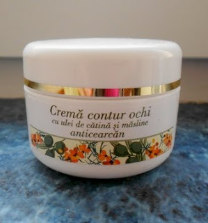 Review crema contur ochi cu ulei de catina si masline Cosmetic Plant
