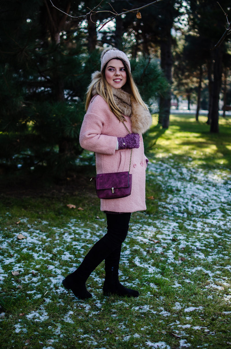 cozy chic winter outfit
