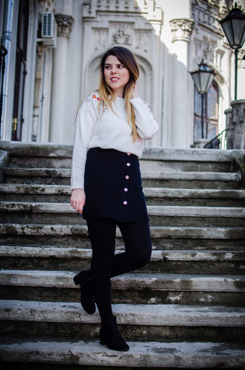 black and white outfit anotherside of me blog