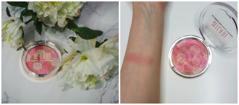 milani illuminating face powder swatch 03
