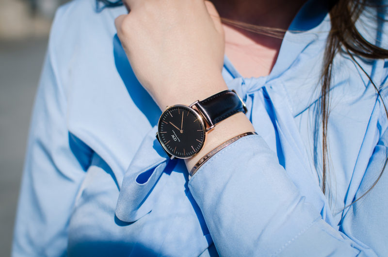 daniel wellington classic black sheffield watch