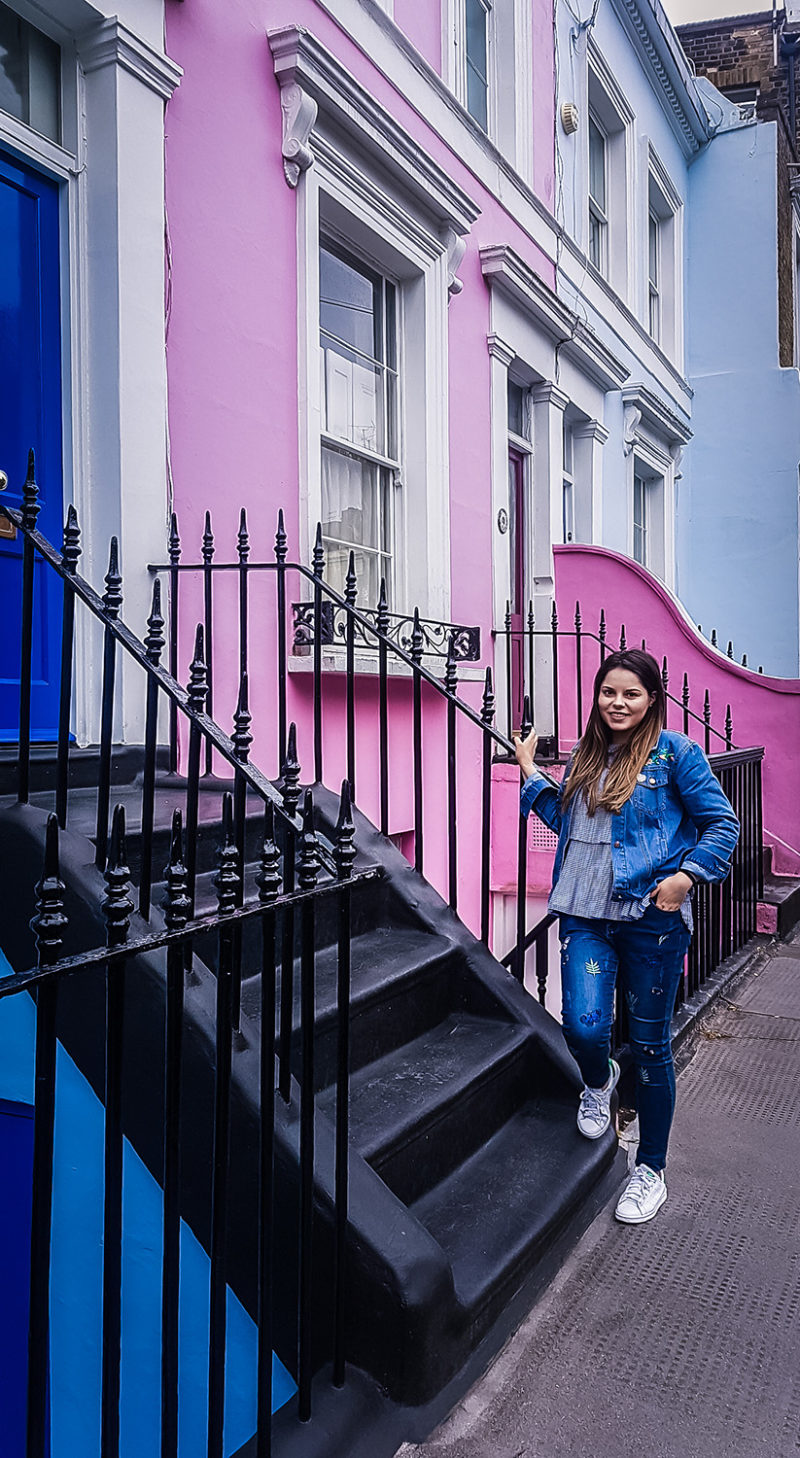 pastel houses nothing hill