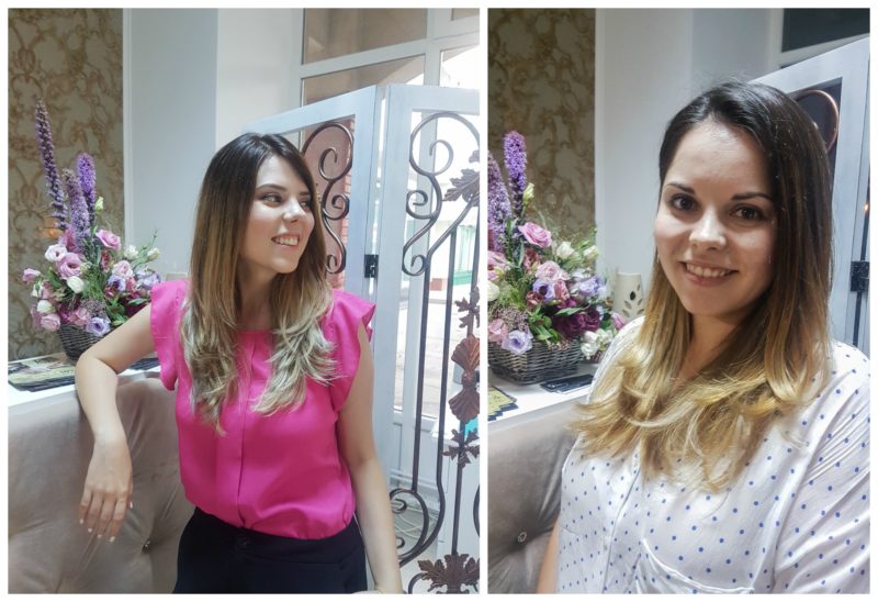 balayge posh beauty salon before and after