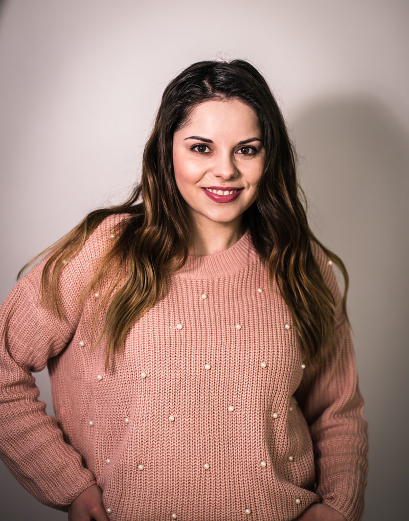 zaful pink pearl embellished sweater