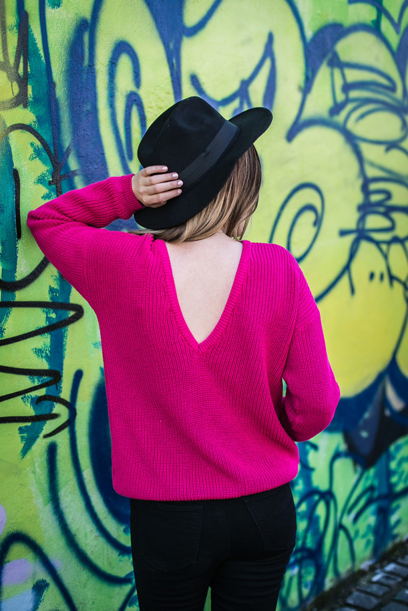 na-kd fashion pink sweater