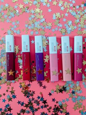 maybelline super stay lipsticks
